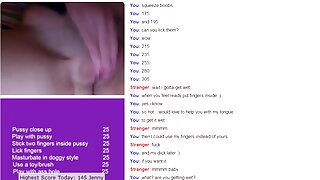 Teen blondinka sesa tiča