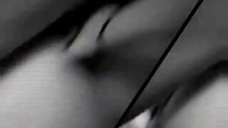 Ultra prsata ebenovinasta babe se razkazuje s svojimi joški in muco