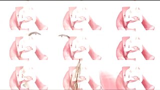 Potrebujoče kurba se napolni s tiča v kuhinji