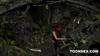 Curly lasy dude ramming njegov shranjen tiča v krokar lasje kurba