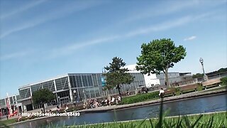 Tako lepa blondinka žena raje petelin kot obiskuje svojo družino,! sveti kurac!