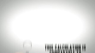 Blondinka je na kolenih